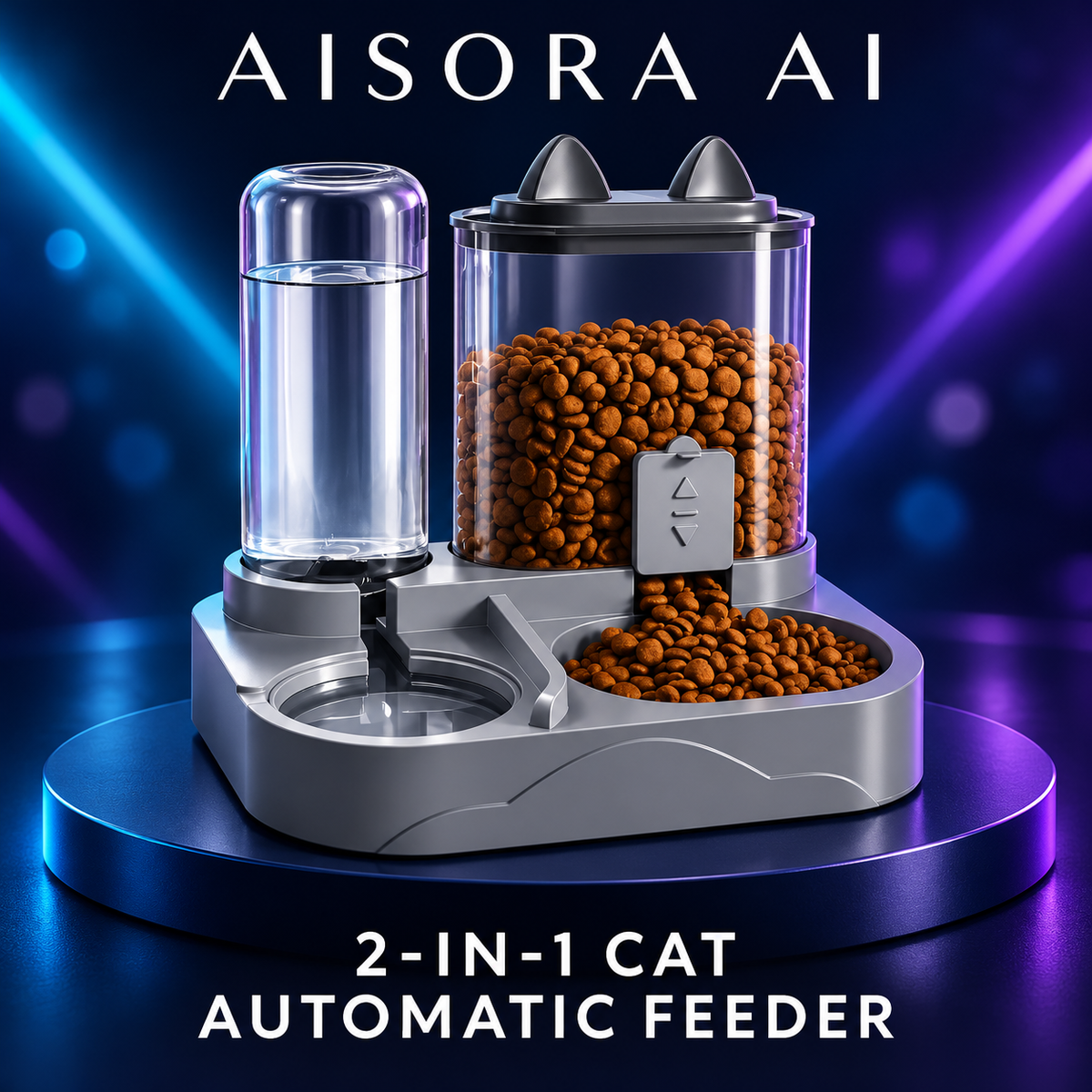 2-in-1 Cat Automatic Feeder
