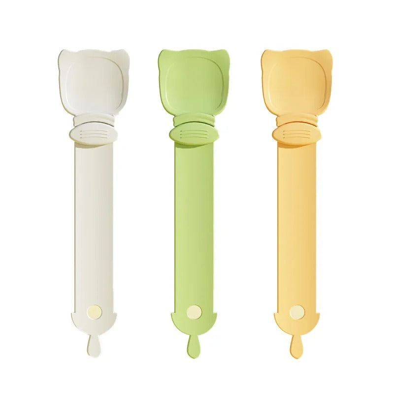 Cat Strip Feeder Spoon Long Handle