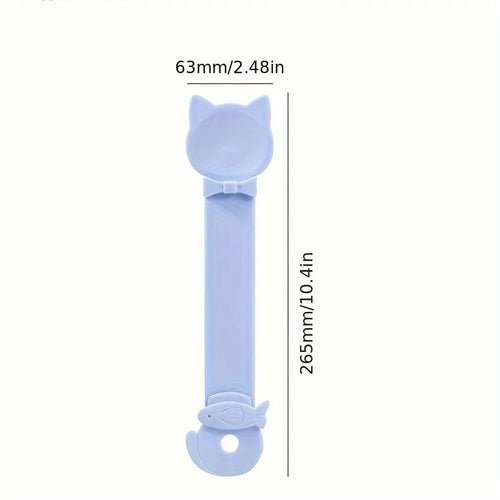 Cat Strip Feeder Spoon Long Handle