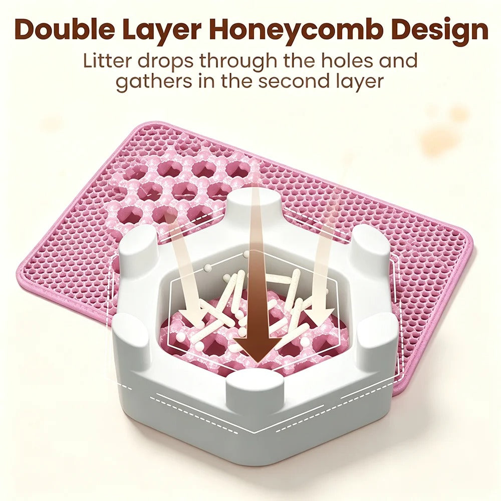 Cat Litter Mat Double Layer