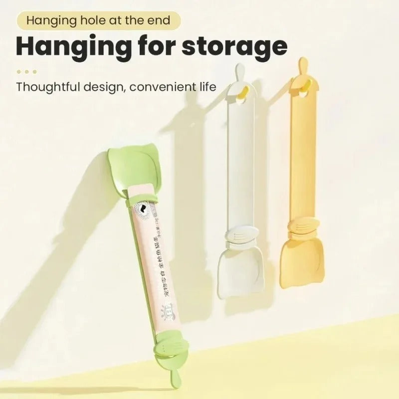 Cat Strip Feeder Spoon Long Handle