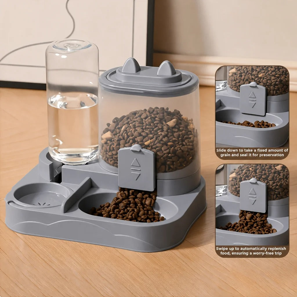 2-in-1 Cat Automatic Feeder